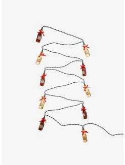 Decor Wine Bottle With Decal Light Set