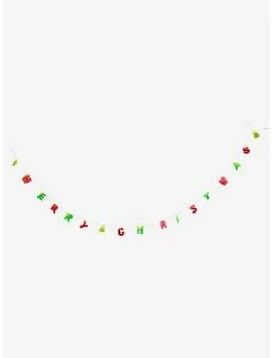 Decor Warm White Letter Merry Christmas Light Set