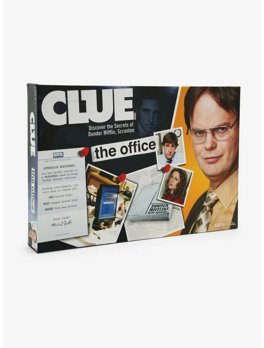 Games Clue: The Office Edition Board Game 1 Games Clue: The Office Edition Board Game