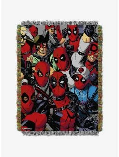 Bedroom Marvel Deadpool We Are All Here Tapestry Throw