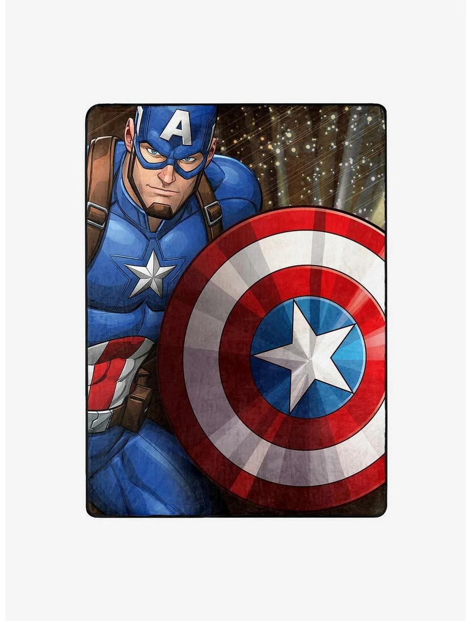 Bedroom Marvel Avengers Our Captain Silk Touch Throw