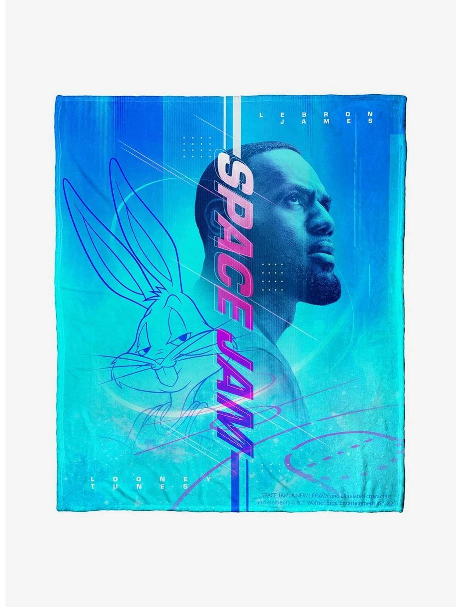 Bedroom Space Jam: A New Legacy Game On Throw Blanket 1 Bedroom Space Jam: A New Legacy Game On Throw Blanket