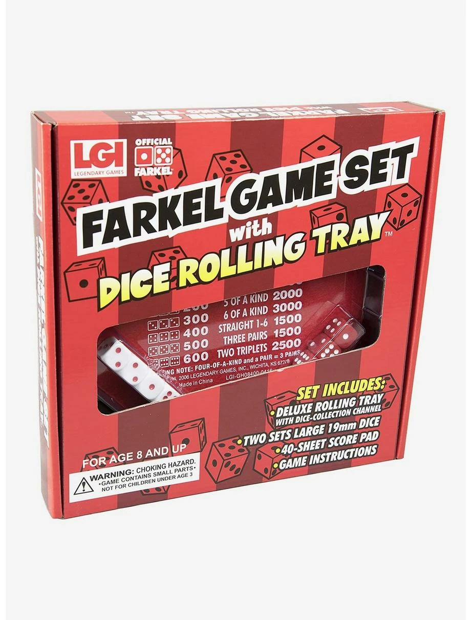 Games Farkel Rolling Tray 1 Games Farkel Rolling Tray