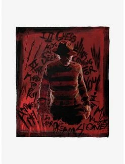 Bedroom A Nightmare On Elm Street Freddy's Claw Throw Blanket