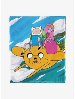 Bedroom Adventure Time Magic Ride Throw Blanket