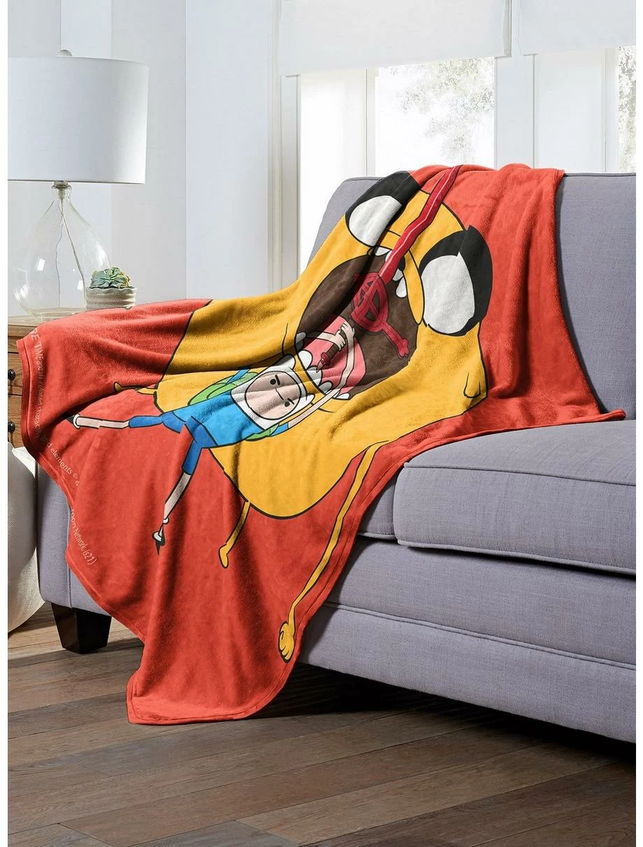 Bedroom Adventure Time Round Boy Throw Blanket 3 Bedroom Adventure Time Round Boy Throw Blanket - Image 3
