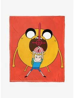 Bedroom Adventure Time Round Boy Throw Blanket