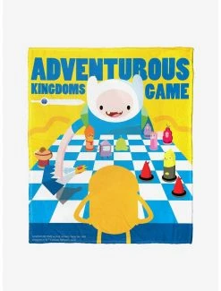Bedroom Adventure Time Adventurous Kingdoms Throw Blanket