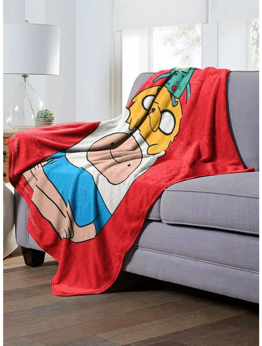 Bedroom Adventure Time Super Stack Throw Blanket - Image 3