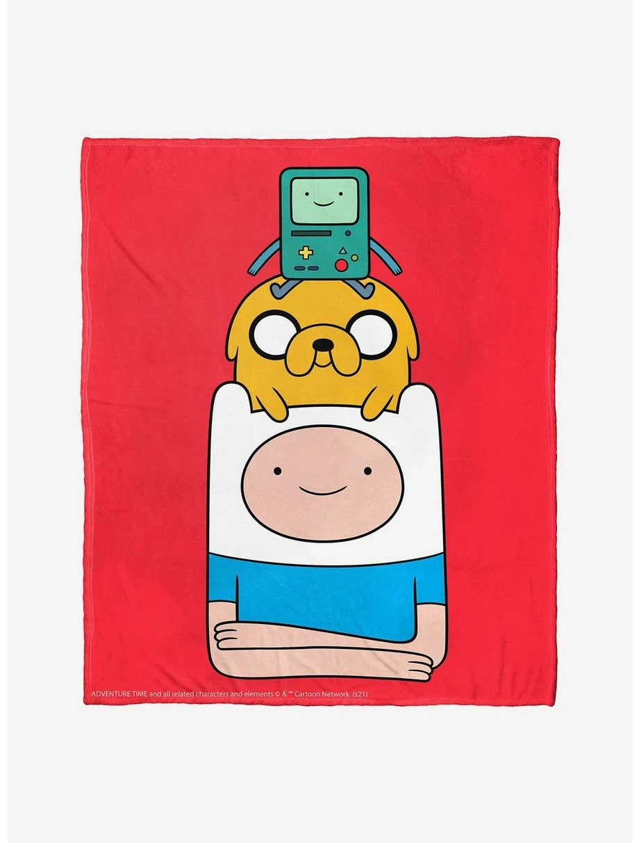 Bedroom Adventure Time Super Stack Throw Blanket