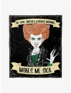 Bedroom Disney Hocus Pocus Glorious Morning Throw Blanket