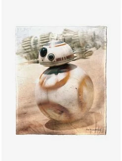 Bedroom Star Wars Bb-8 Droid Throw Blanket
