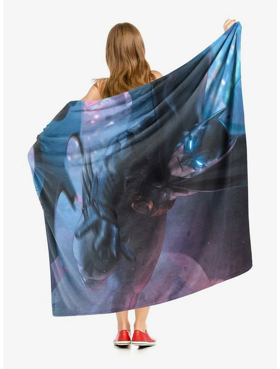 Bedroom DC Comics Batman Batarang Cover Throw Blanket 2 Bedroom DC Comics Batman Batarang Cover Throw Blanket - Image 2