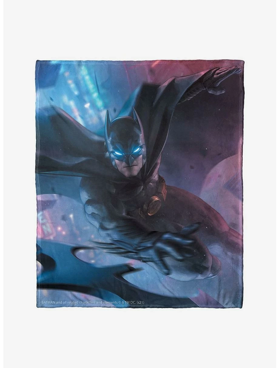 Bedroom DC Comics Batman Batarang Cover Throw Blanket 1 Bedroom DC Comics Batman Batarang Cover Throw Blanket