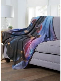 Bedroom DC Comics Batman Batgirl Cover Throw Blanket -Boxlunch Shop 19293338 av2