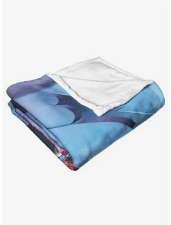 Bedroom DC Comics Batman Batgirl Cover Throw Blanket -Boxlunch Shop 19293338 av3