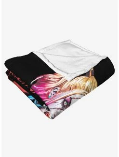 Bedroom DC Comics Batman Harley Cover Throw Blanket -Boxlunch Shop 19293350 av3