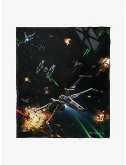 Bedroom Star Wars Fighters Throw Blanket