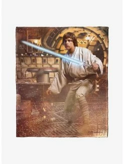 Bedroom Star Wars Jedi Master Throw Blanket