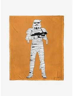 Bedroom Star Wars Mummy Trooper Throw Blanket