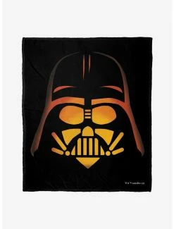 Bedroom Star Wars Vader Jack-O'-Lantern Throw Blanket