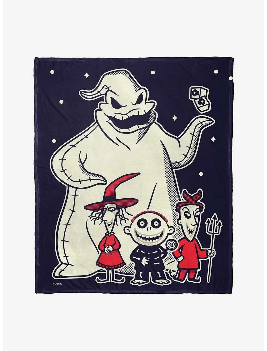 Bedroom The Nightmare Before Christmas Terror Trio Throw Blanket