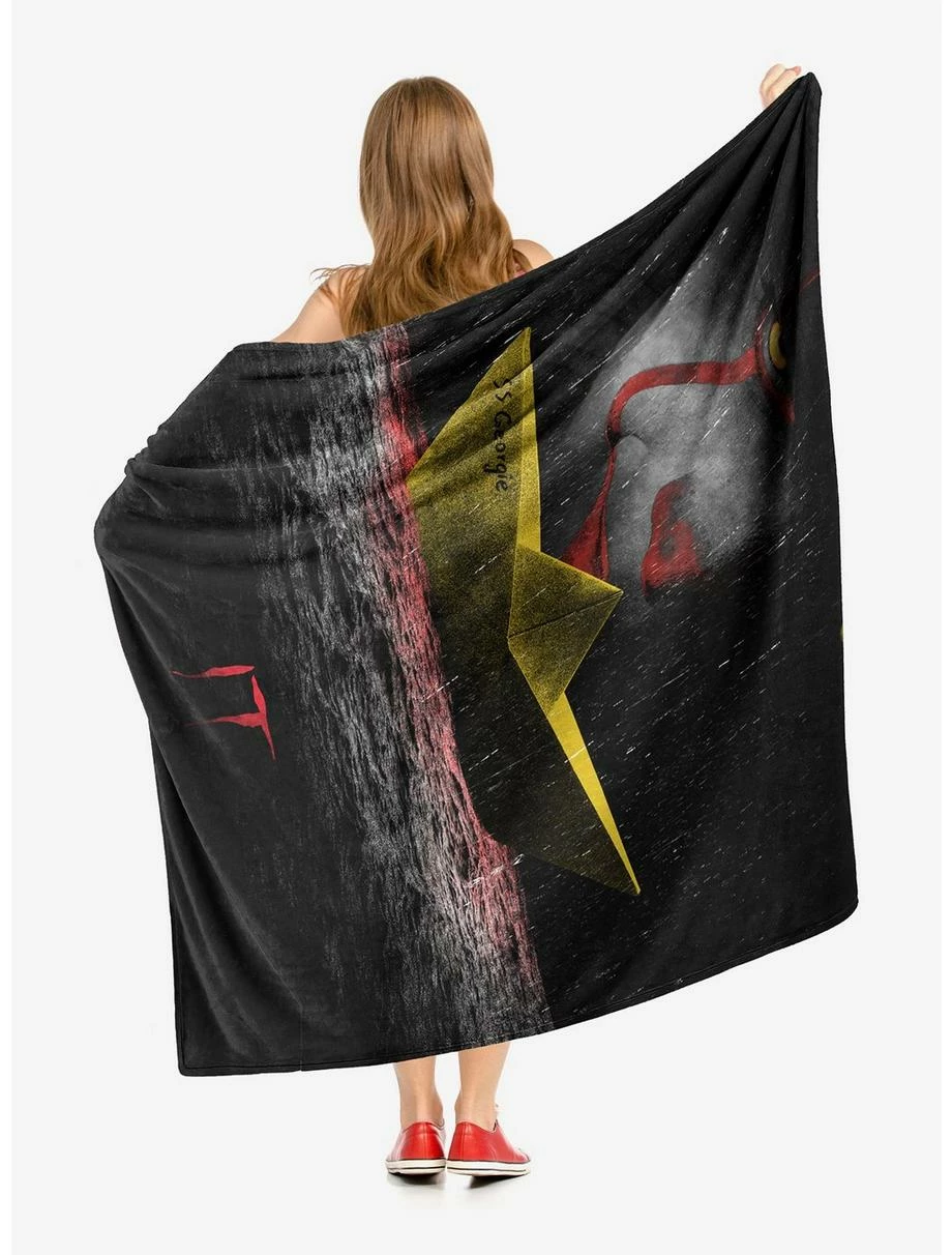 Bedroom It Chapter Two Poster Throw Blanket - Image 2
