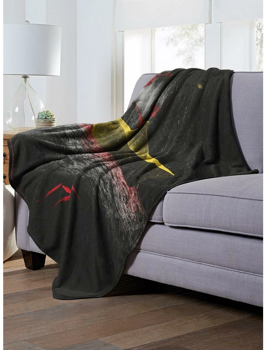 Bedroom It Chapter Two Poster Throw Blanket - Image 3