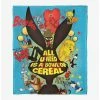 Bedroom Looney Tunes Bowl Of Cereal Throw Blanket