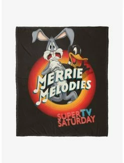 Bedroom Looney Tunes Merrie Melodies Throw Blanket