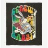 Bedroom Looney Tunes Screwy Rabbit Throw Blanket