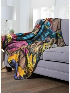 Bedroom Marvel Black Panther Time To Pounce Throw Blanket -Boxlunch Shop 19293434 av2