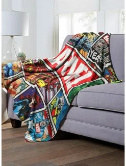 Bedroom Marvel Future Fight Comic History Throw Blanket -Boxlunch Shop 19293448 av2