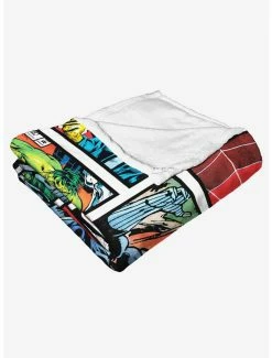 Bedroom Marvel Future Fight Comic History Throw Blanket -Boxlunch Shop 19293448 av3