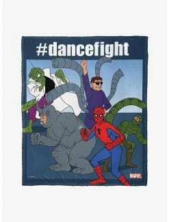 Bedroom Marvel Future Fight Dance Fight Throw Blanket