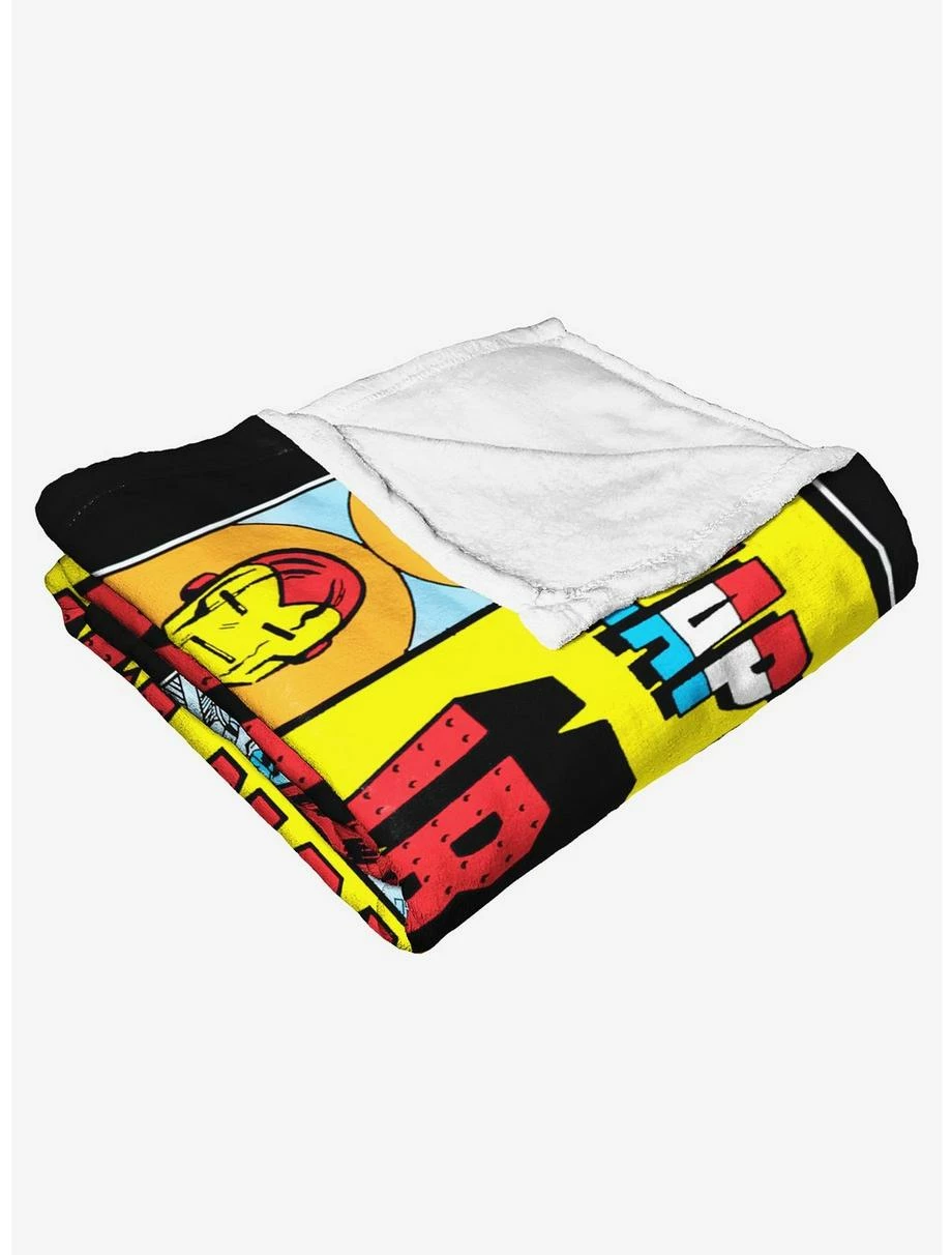 Bedroom Marvel Future Fight Double Feature Throw Blanket 4 Bedroom Marvel Future Fight Double Feature Throw Blanket - Image 4