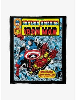 Bedroom Marvel Future Fight Double Feature Throw Blanket