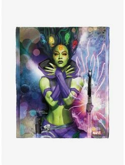 Bedroom Marvel Guardians Of The Galaxy Beautiful Gamora Throw Blanket