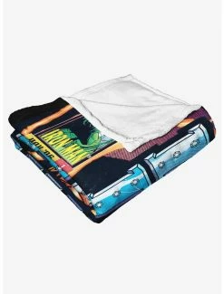 Bedroom Marvel Iron Man Hands Throw Blanket -Boxlunch Shop 19293478 av3