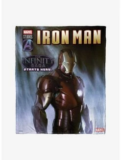 Bedroom Marvel Iron Man Infinity Saga Throw Blanket