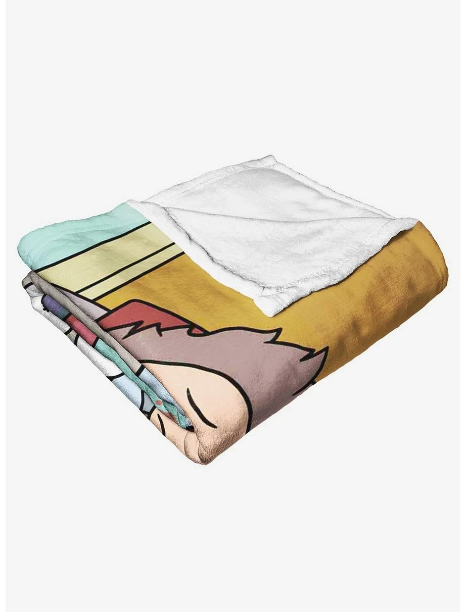Bedroom Rick And Morty Hold On Throw Blanket - Image 4