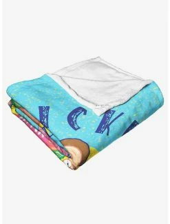 Decor Rick And Morty Ricklaxation Throw Blanket -Boxlunch Shop 19293496 av3
