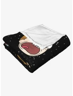 Bedroom Rick And Morty Talking Heads Throw Blanket -Boxlunch Shop 19293502 av3