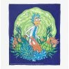 Bedroom Rick And Morty Where Is Rick Throw Blanket