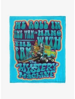 Bedroom Scooby-Doo Roll In The Van Throw Blanket