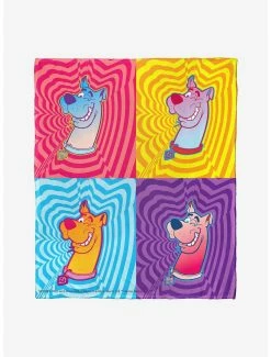 Bedroom Scooby-Doo Scooby Geometrics Throw Blanket