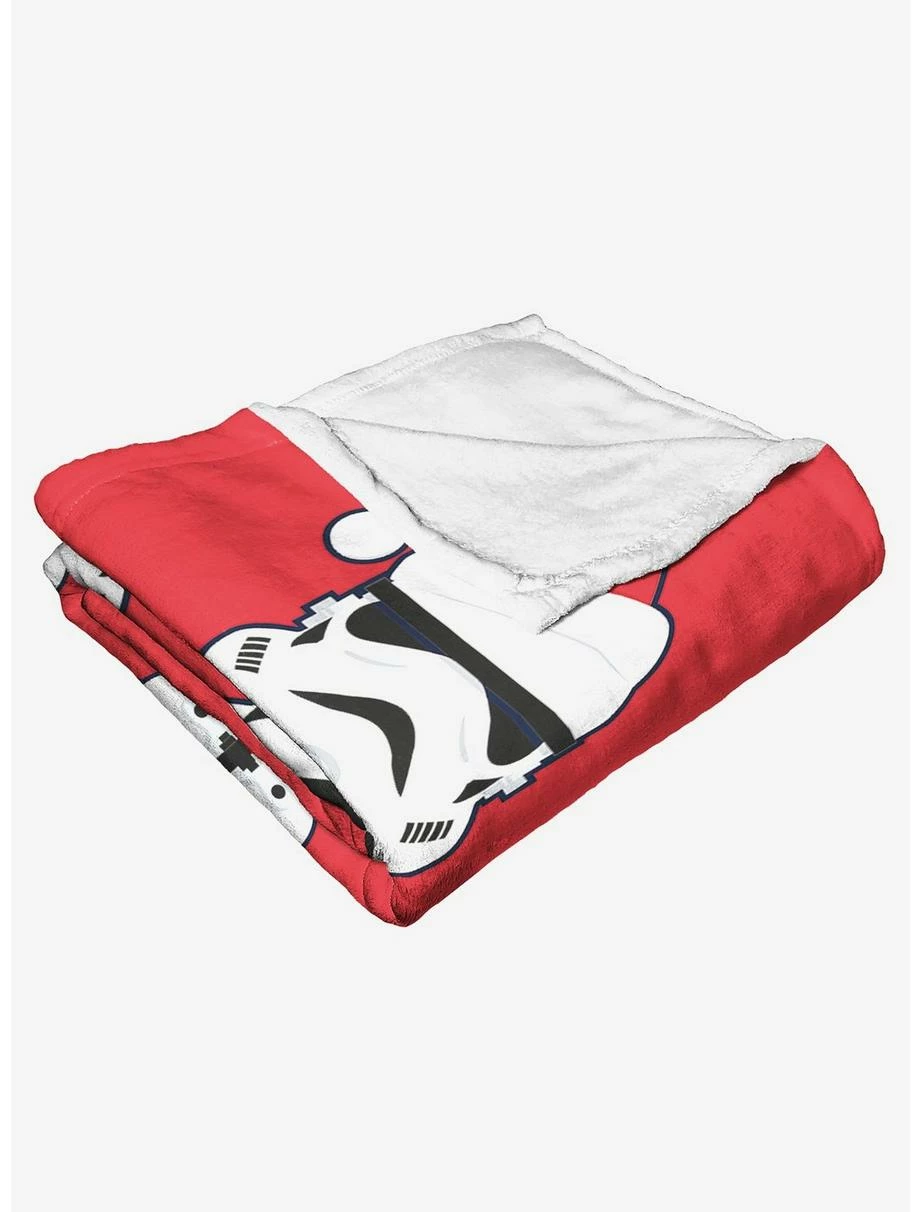 Bedroom Star Wars Bah Humbug Throw Blanket - Image 4