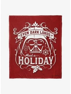 Decor Star Wars Holiday Lord Throw Blanket