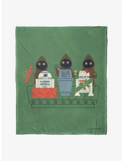 Bedroom Star Wars Metal Presents Throw Blanket
