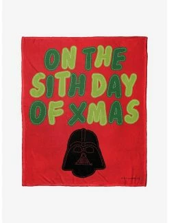 Bedroom Star Wars Sith Day Throw Blanket